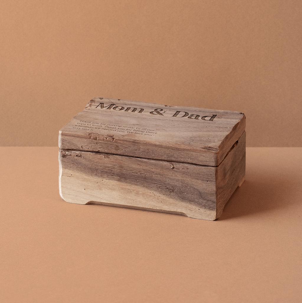 Walnut wooden music box Astros